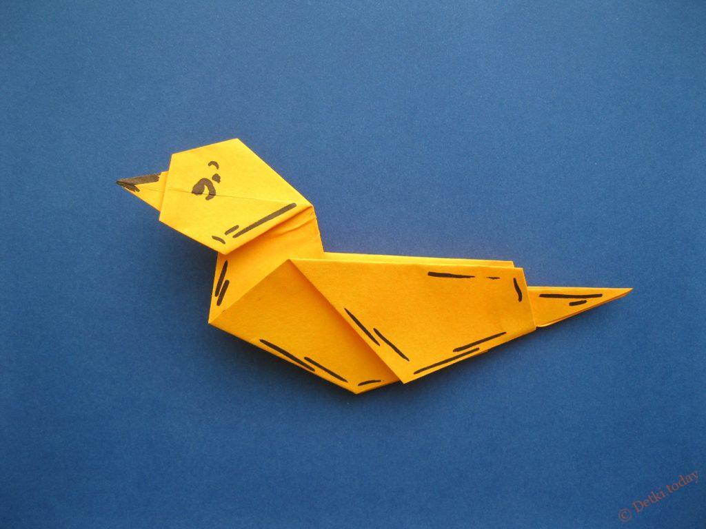 Оригами «Уточка»